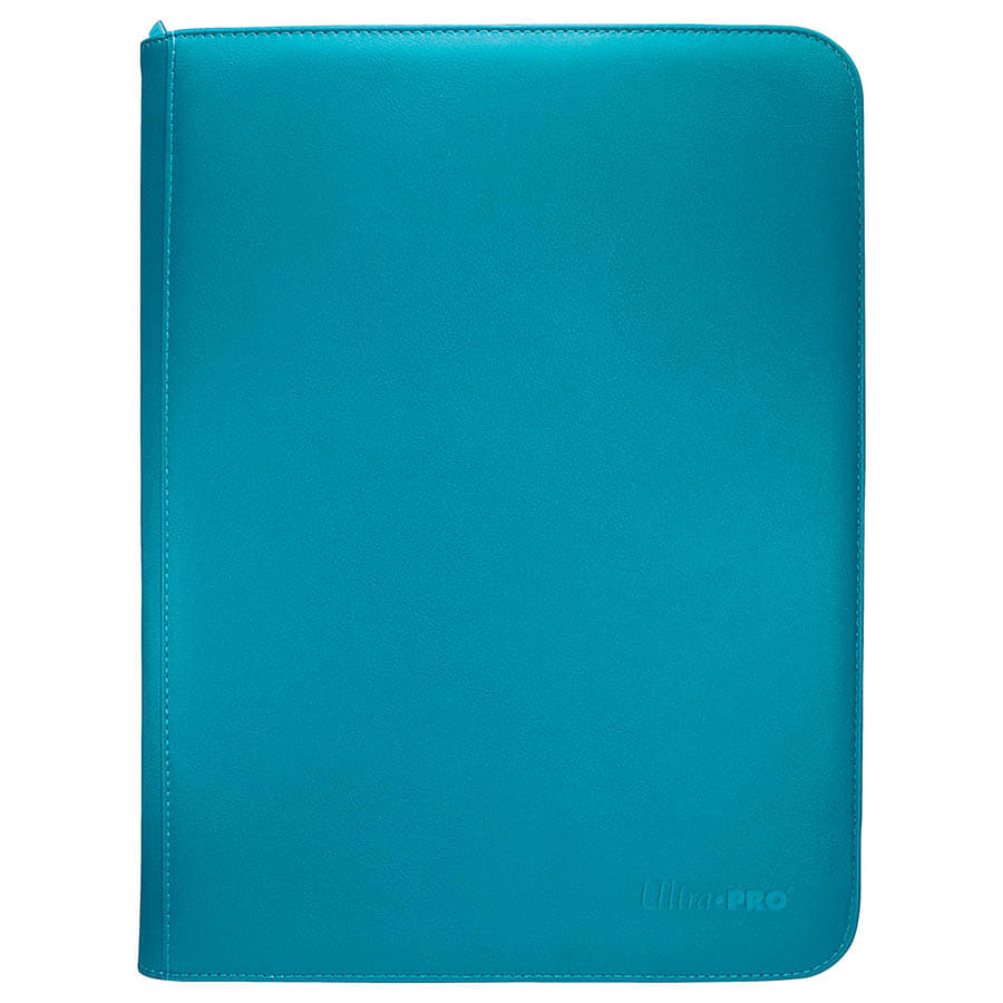 Image of ULTRA PRO: VIVID COLLECTION: 9-POCKET ZIPPERED PRO-BINDER: TEAL