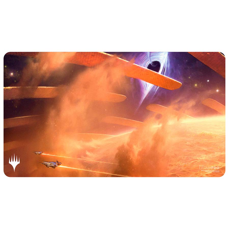 Image of ULTRA PRO: MAGIC THE GATHERING: EDGE OF ETERNITIES: ADAGIA (WINDSWEPT BASTION) WHITE PLAYMAT