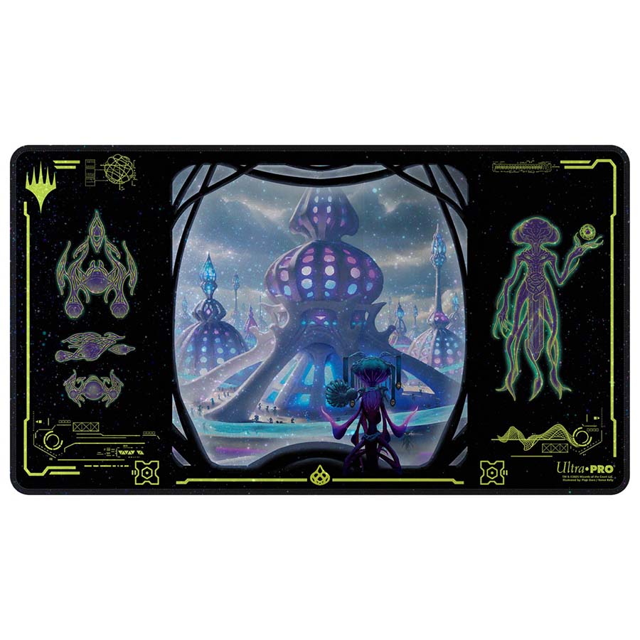 Image of ULTRA PRO: MAGIC THE GATHERING: EDGE OF ETERNITIES: UTHROS (TITANIC GODCORE) HOLOFOIL PLAYMAT