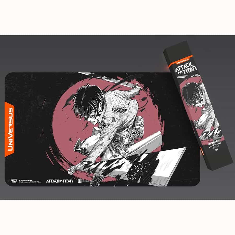 Image of UNIVERSUS CCG: ATTACK ON TITAN: APOCALYPSE: USURPER PLAYMAT