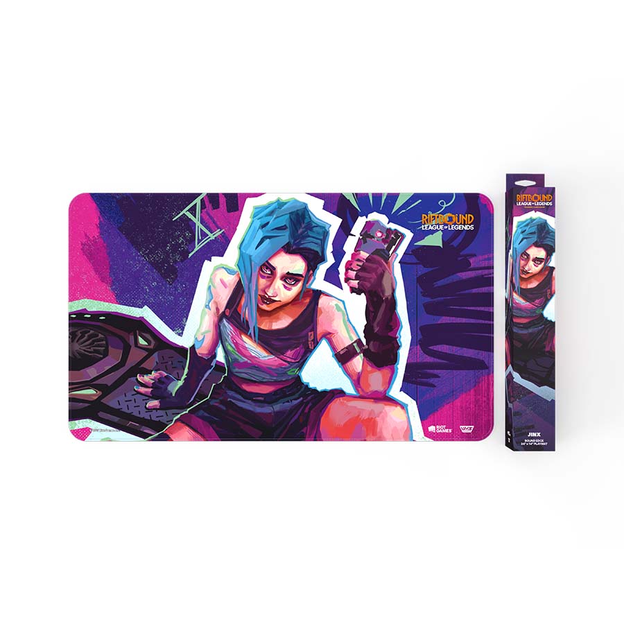 Image of RIFTBOUND TCG: LEAGUE OF LEGENDS: SET 1 ORIGINS: JINX PLAYMAT