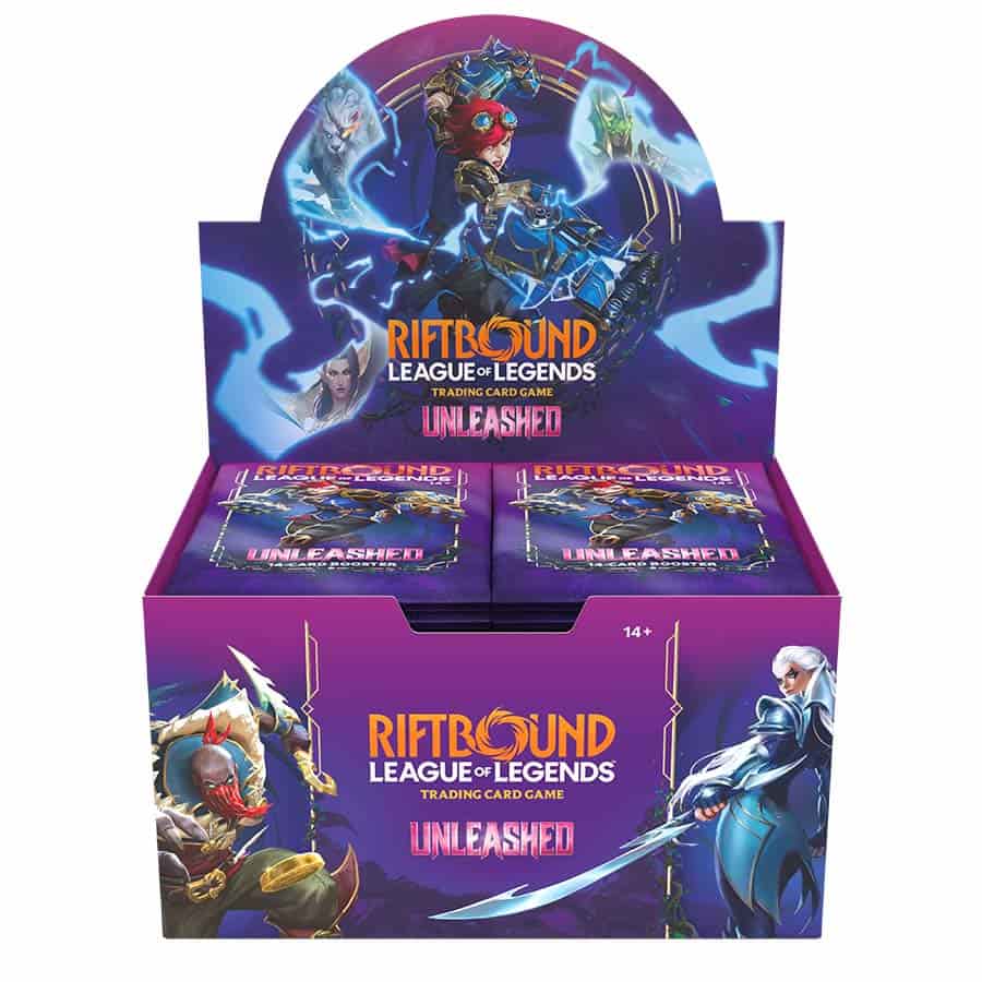 Image of RIFTBOUND TCG: LEAGUE OF LEGENDS: SET 3 UNLEASHED BOOSTER DISPLAY (24CT)