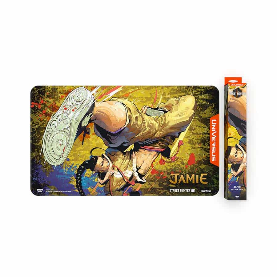 Image of UNIVERSUS CCG: CHALLENGER SERIES: STREET FIGHTER 6 PLAYMAT: JAMIE