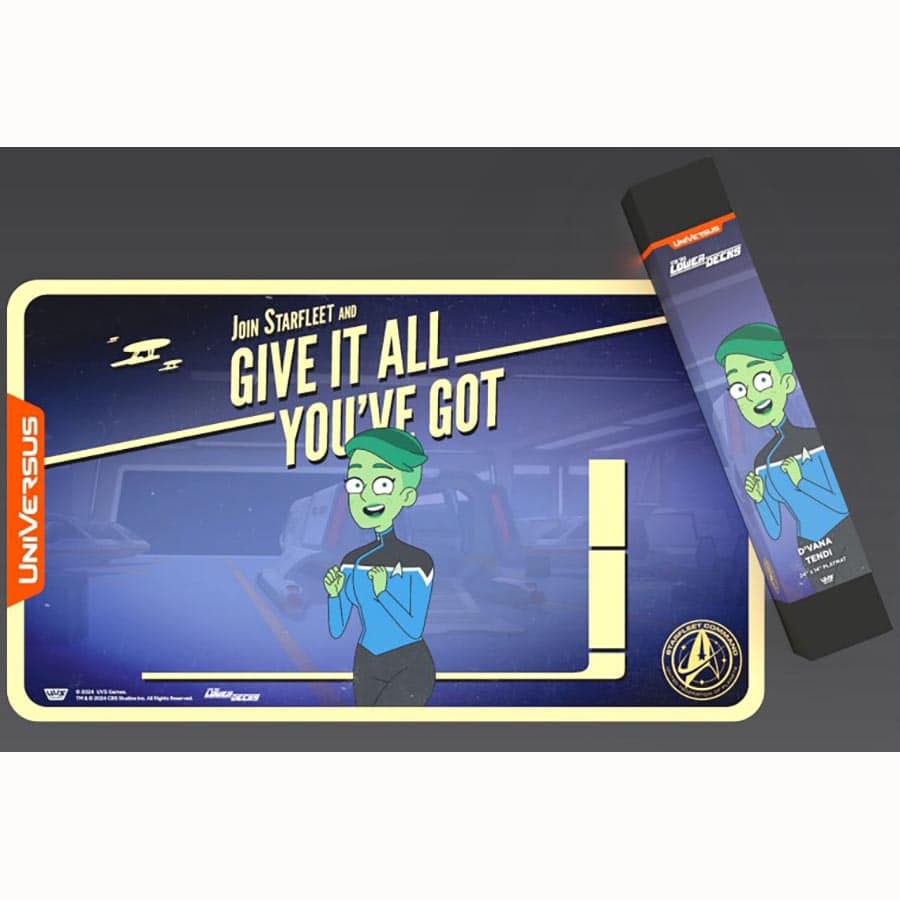 Image of STAR TREK: LOWER DECKS: CHALLENGER SERIES PLAYMATS: TENDI