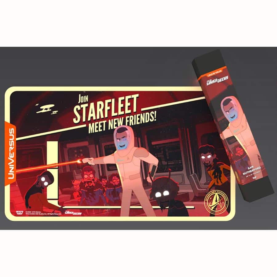 Image of STAR TREK: LOWER DECKS: CHALLENGER SERIES PLAYMATS: RUTHERFORD