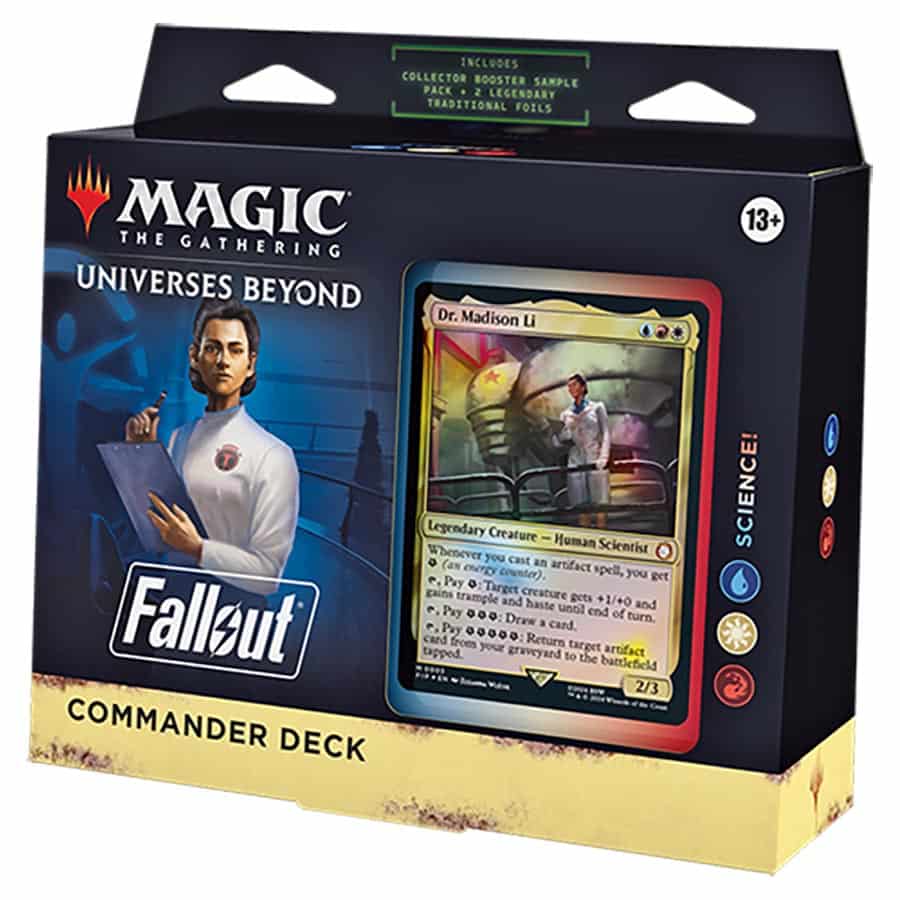 Image of MAGIC THE GATHERING: PIP UNIVERSES BEYOND: FALLOUT COMMANDER DECKS