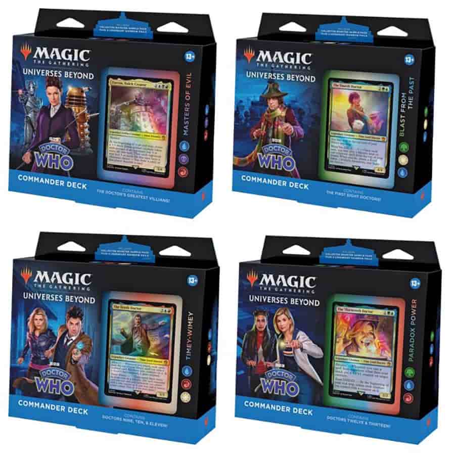 Image of MAGIC THE GATHERING: WHO UNIVERSES BEYOND: DOCTOR WHO COMMANDER DECKS