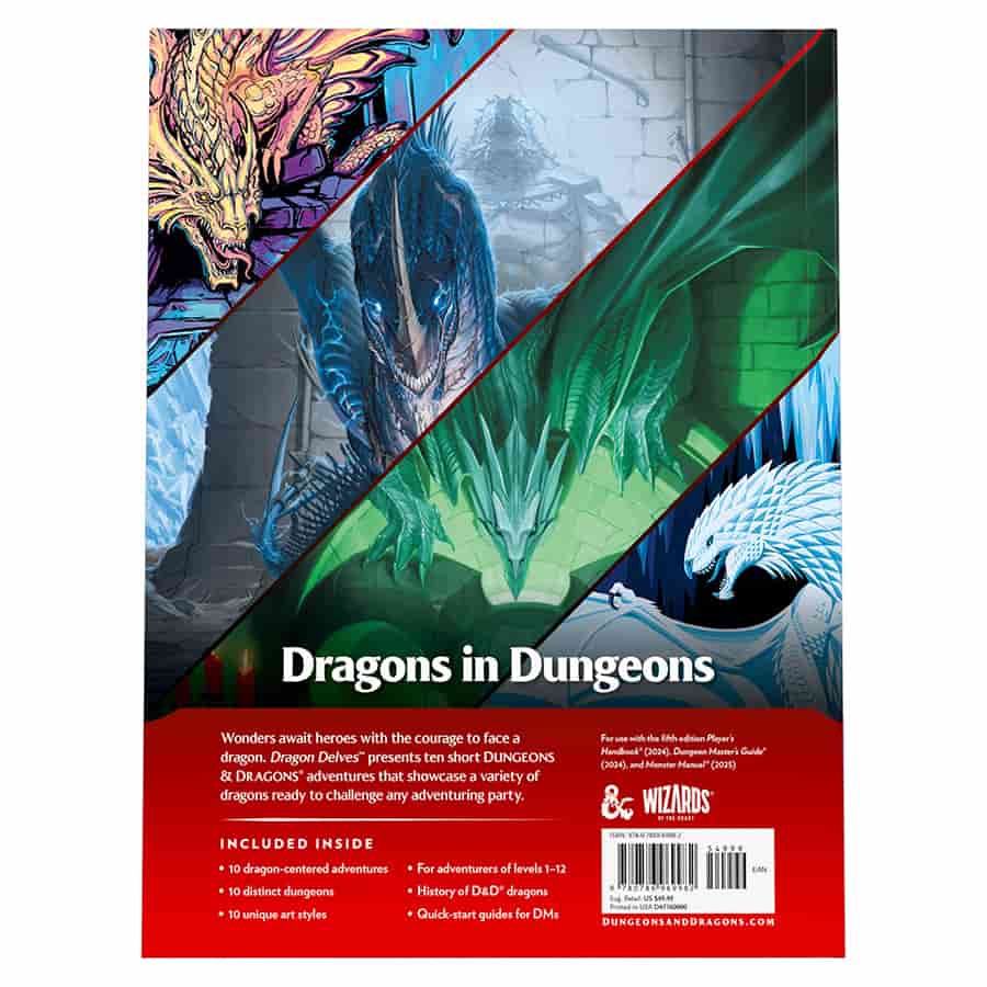 Image of DUNGEONS AND DRAGONS: DRAGON DELVES (HARDCOVER)