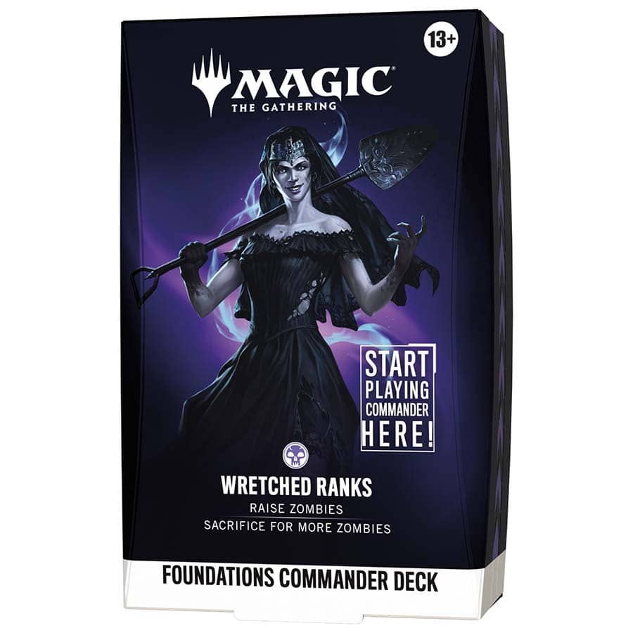 Image of MAGIC THE GATHERING: FDN FOUNDATIONS COMMANDER DECK - WRETCHED RANKS