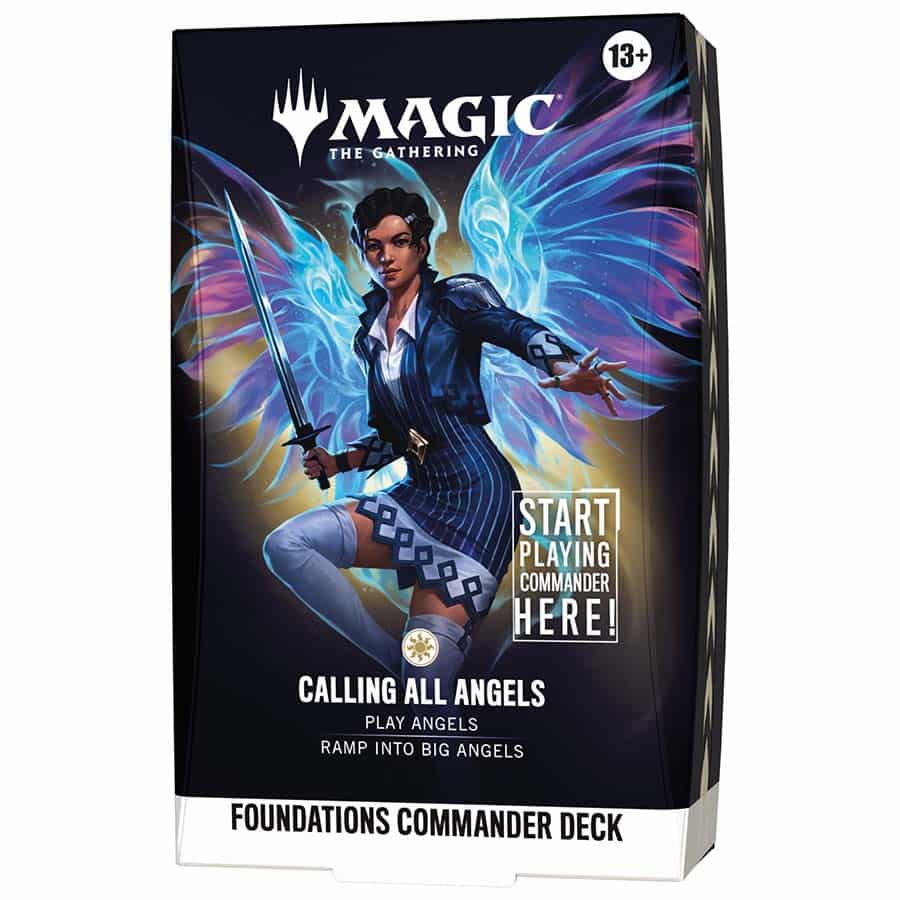 Image of MAGIC THE GATHERING: FDN FOUNDATIONS COMMANDER DECK - CALLING ALL ANGELS
